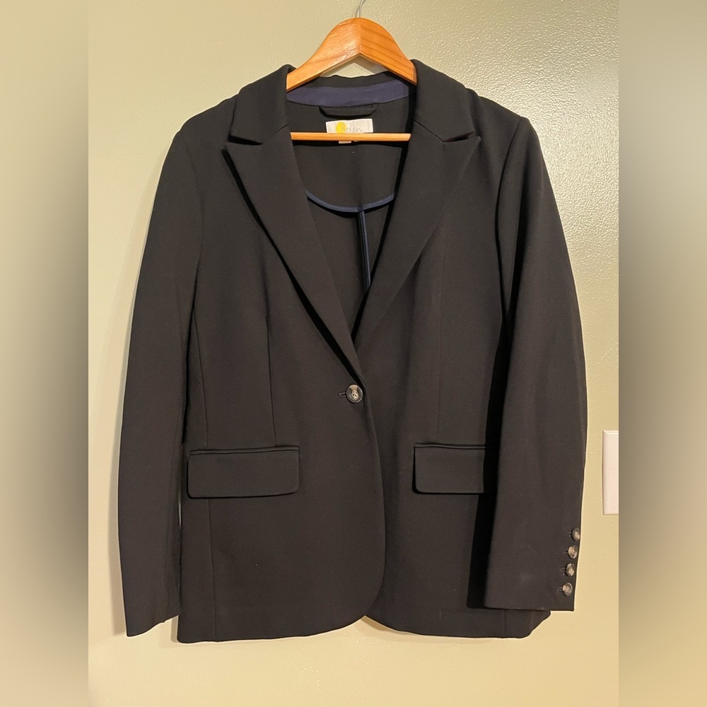 Boden Women's Black Blazer Office Carrier Formal 12P